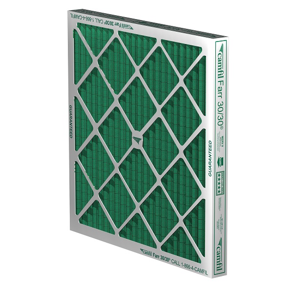Camfil Farr 30/30 Pleated Panel Air Filter - 302 X 495 X 47 Mm M5 Synthetic Media - HVAC Pre-Filter (Single Pack)