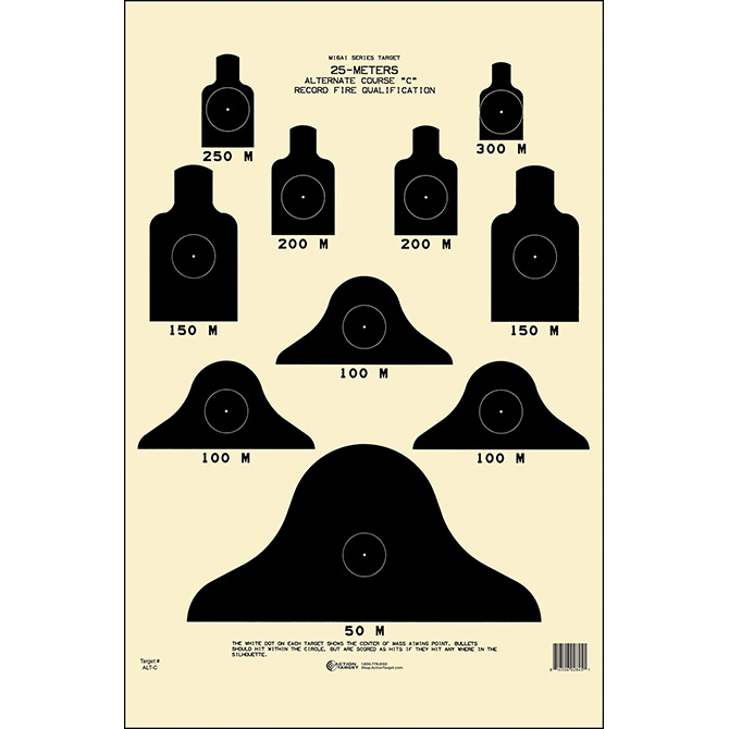 Law Enforcement Targets | Action Target : M16 Alternate