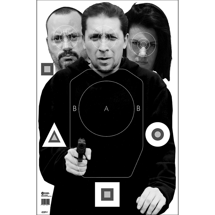 Steel paper shooting targets targets for shooting range