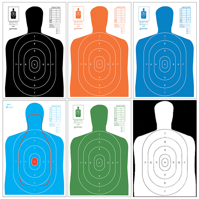 Action Target : B-27E Variety Pack - 150 Targets