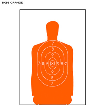 police silhouette targets