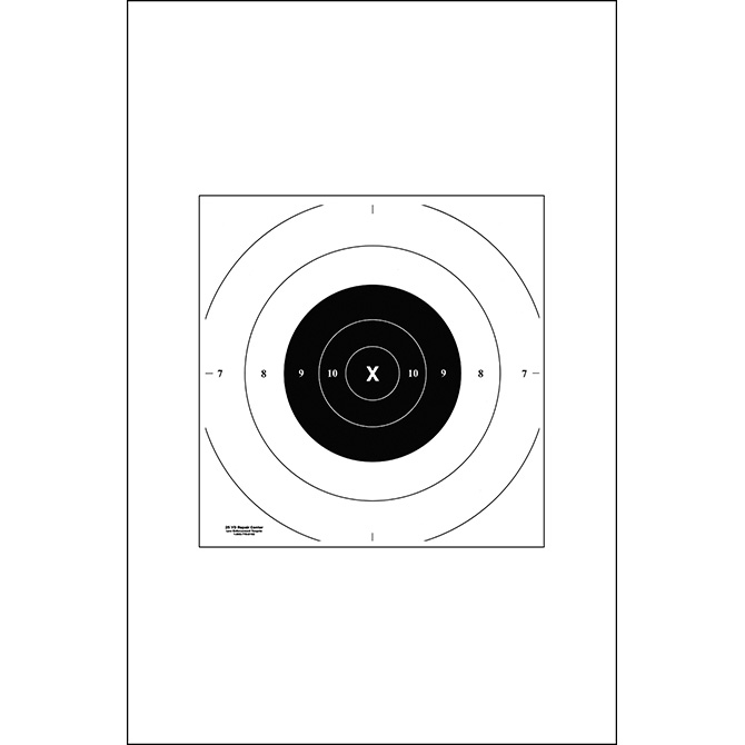 Action Target : 25-Yard Timed and Rapid Fire Pistol Target (B-8) Repair ...