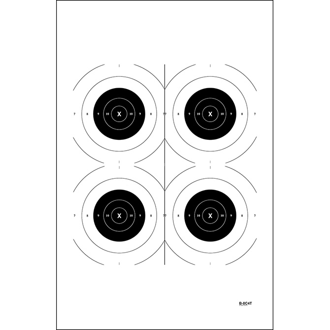 Law Enforcement Targets Action Target Us Army 4 B 8c Bull S Eye Target