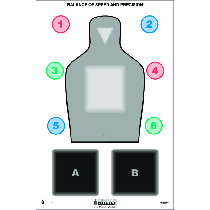 Law Enforcement Targets | Action Target : Combat Focus Training Target