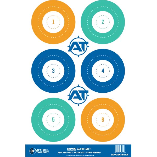 Small Single Target Small Paper Targets