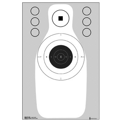 Fbi Reverse Color Qual Target Action Target : Marksmanship and FBI-Q Qualification Target