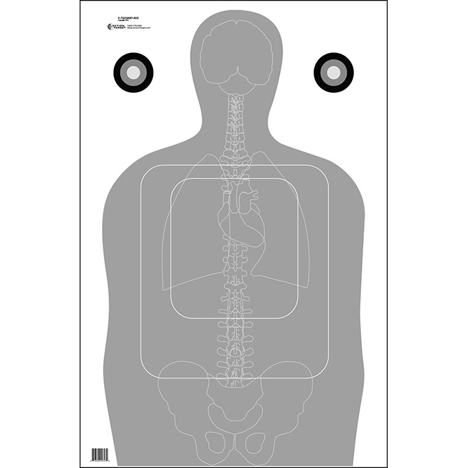 Action Target Qualification With Vital Anatomy Target F-TQ19ANT-A-100 