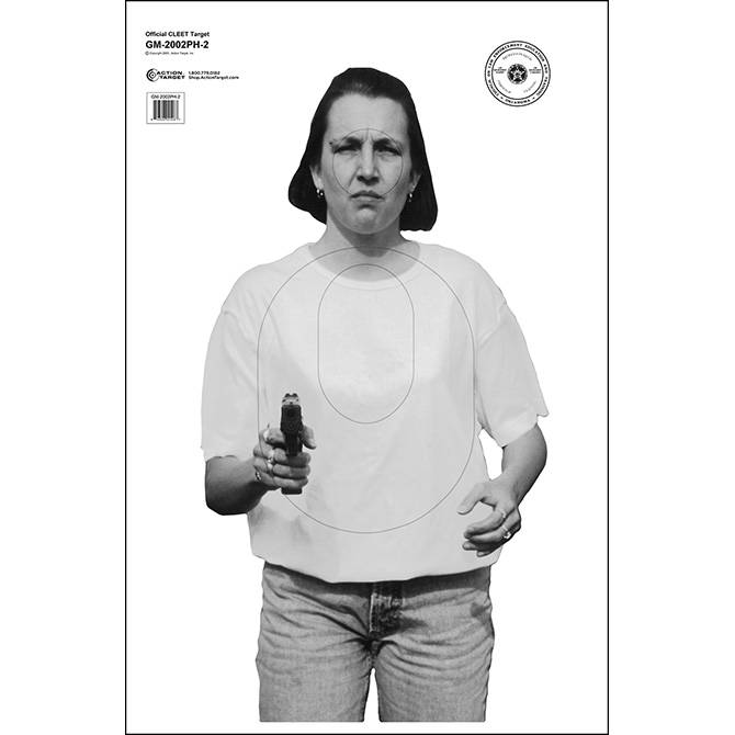 Law Enforcement Targets Action Target Oklahoma CLEET Approved Photo Target (Version 2)