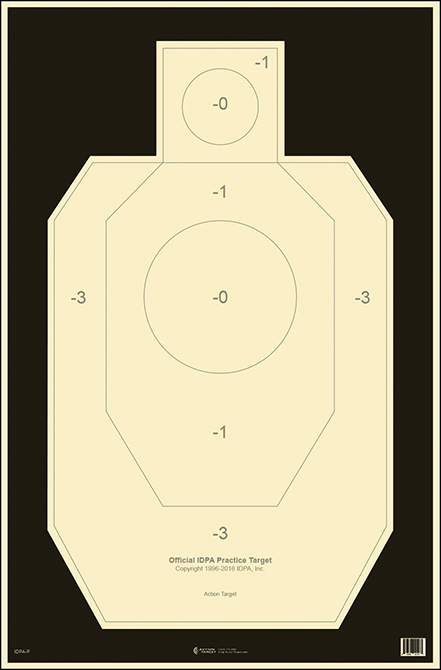 Qty 50 Paper Pistol Rifle Range IDPA Targets 