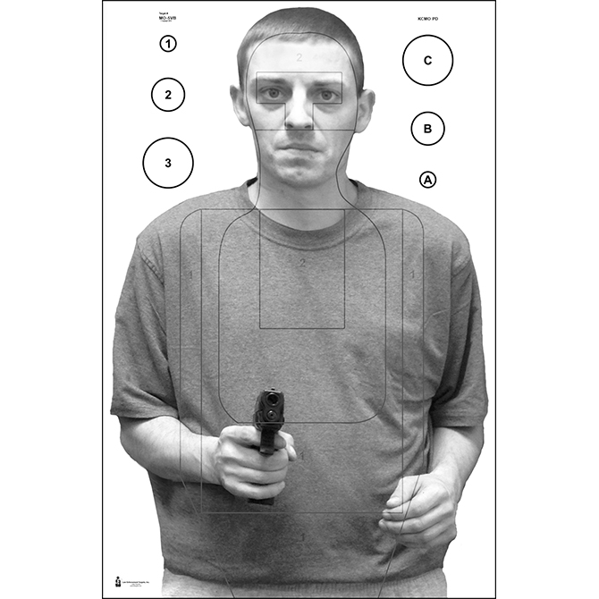 Post Qualification Target Examples Law Enforcement Targets | Action Target : Missouri POST Qualification ...