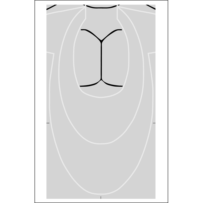 Action Target US Marine Corps Qualification Program Pistol Target