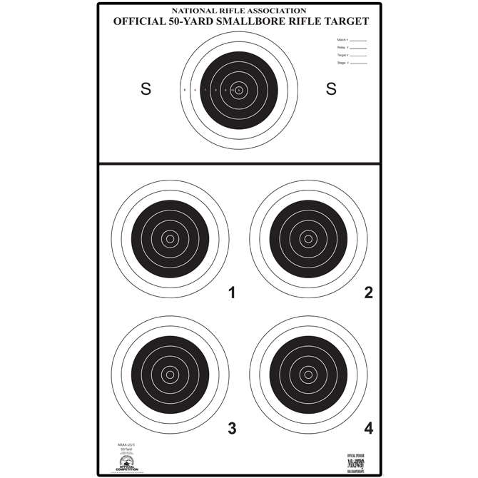 Law Enforcement Targets | Action Target : Official NRA Small Bore Rifle ...