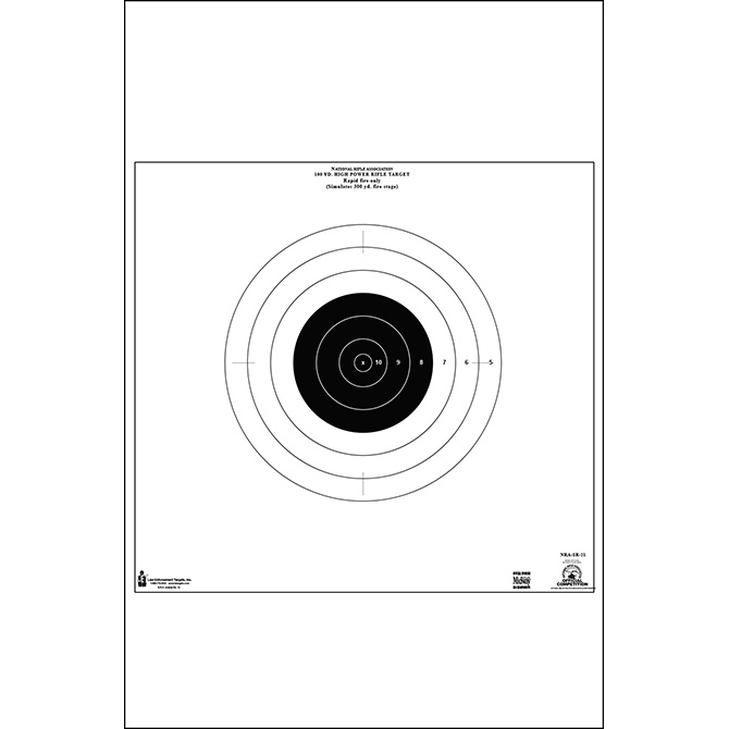 Law Enforcement Targets | Action Target : Official NRA 100-Yard High ...