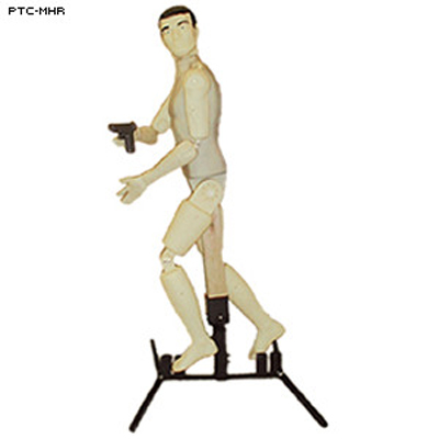 Full Person Rear View Target Law Enforcement Targets | Action Target : 3D Plastic Full Body Reactive ...