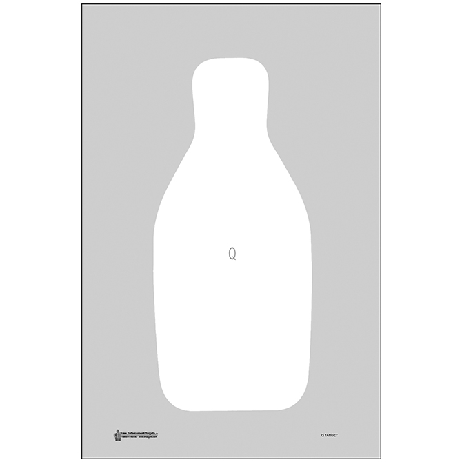 Law Enforcement Targets | Action Target : Standard FBI/DEA Q Target on ...