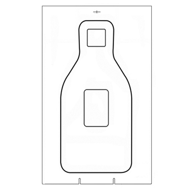 Law Enforcement Targets | Action Target : FBI QIT -03 Cardboard Target