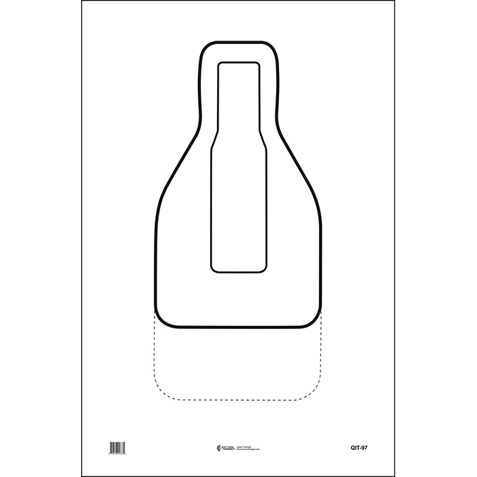 Fbi Reverse Color Qual Target Law Enforcement Targets | Action Target : FBI Modified QIT ...