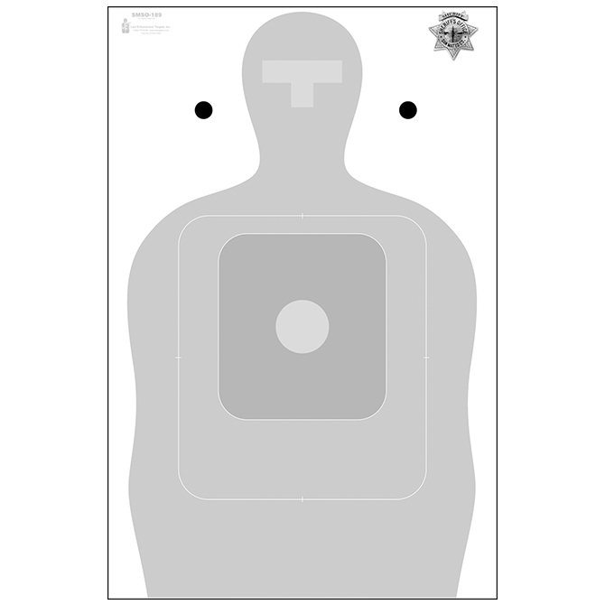 Action Target San Mateo Co (CA) Sheriffs Office Training Target