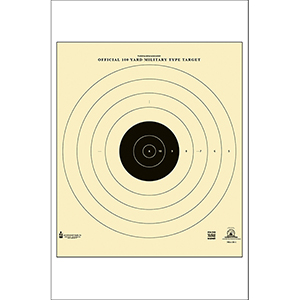 Champion Traps and Targets Official 50 yd Small Bore Rifle Targets 