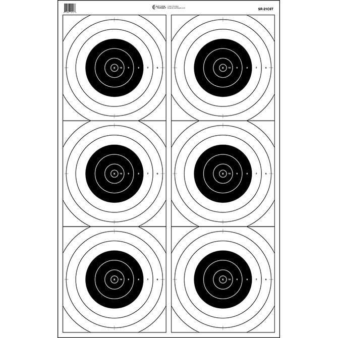 Law Enforcement Targets | Action Target : Six Bull's-Eye Military ...