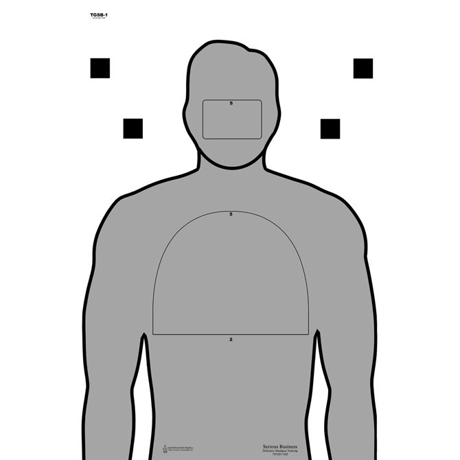 Law Enforcement Targets | Action Target : Serious Business Anatomical ...